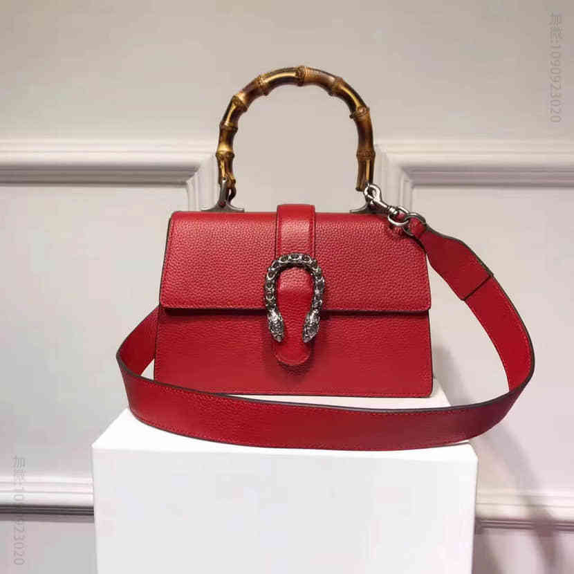 Gucci古驰 Dionysus芙蓉红真皮手提包 448075 CAOHN 8995