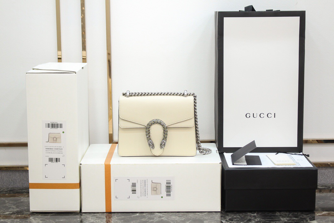 【原厂皮】Gucci Dionysus mini leather bag 4...