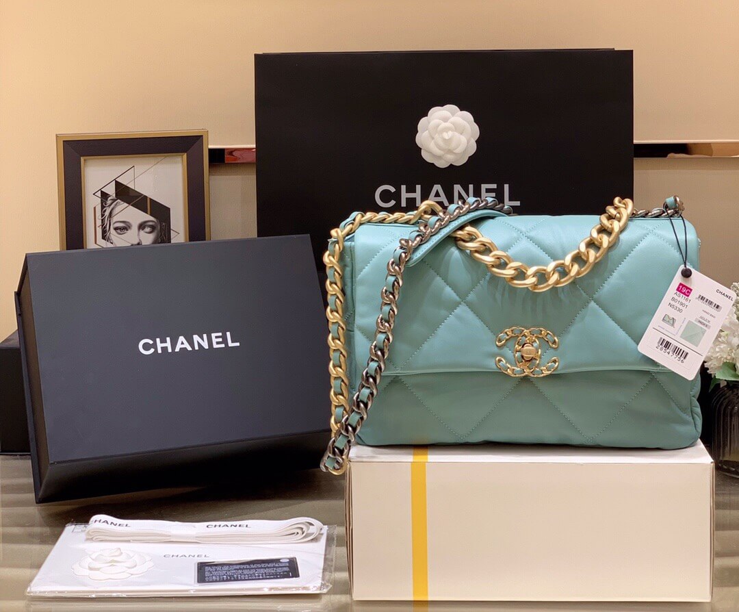 Chanel/香奈儿 专柜最新款19 bag中号 AS1161