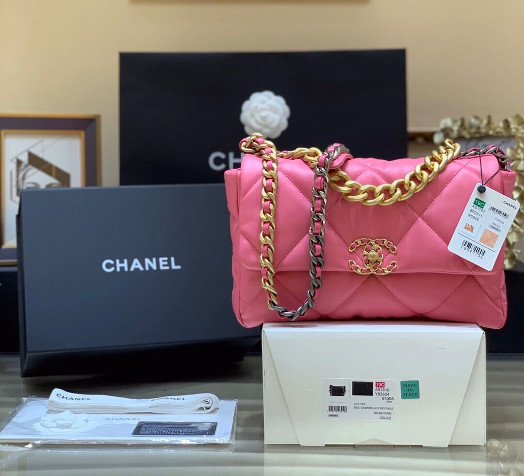 Chanel/香奈儿 专柜最新款19 bag中号 AS1161