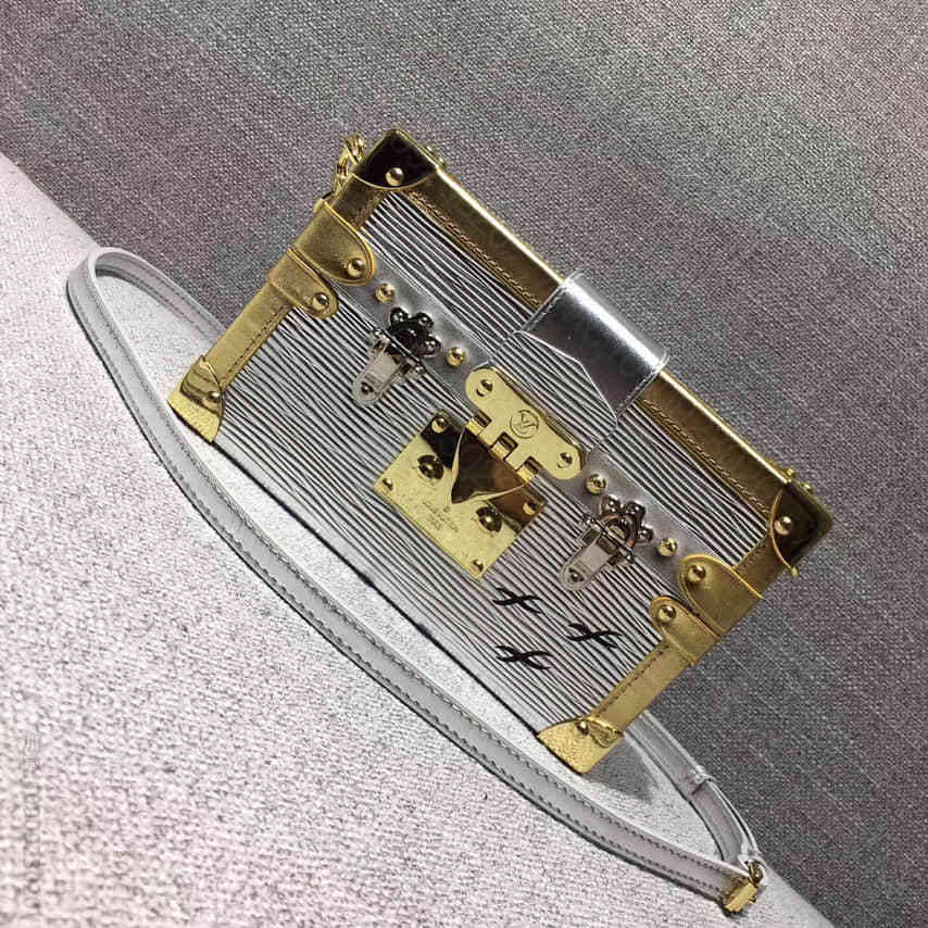 LV PETITE MALLE 木盒小箱子手袋斜挎包 M54653
