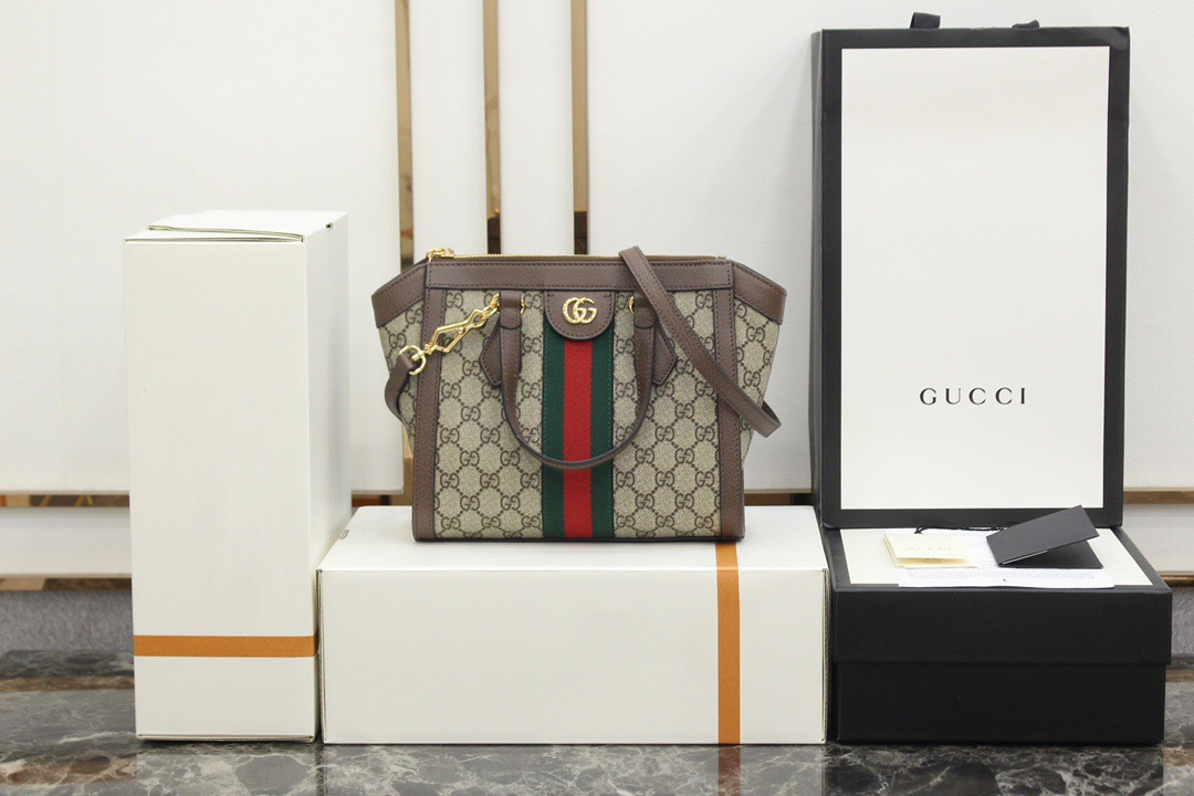 Gucci古驰 Ophidia small GG tote bag 5475...