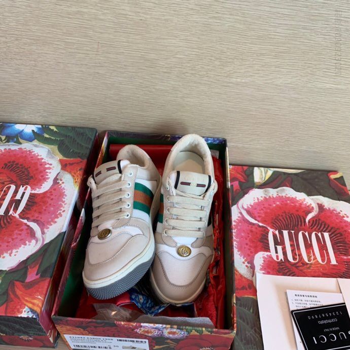 GUCCI古驰 19年爆款来袭GG系列做旧小脏鞋