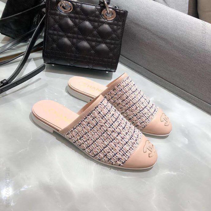 chanel香奈儿 采用原版进口最新半拖