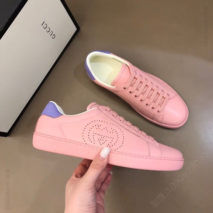 GUCCI古驰 意大利进口原版皮料G家经典小白鞋