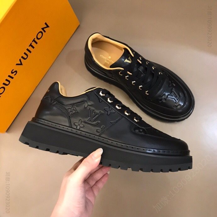 LV/路易威登 L 奢品进口小牛皮男士Abbesses运动鞋