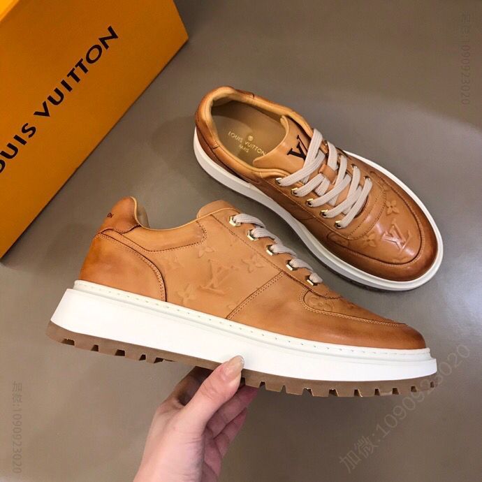 LV/路易威登 L 奢品进口小牛皮男士Abbesses运动鞋
