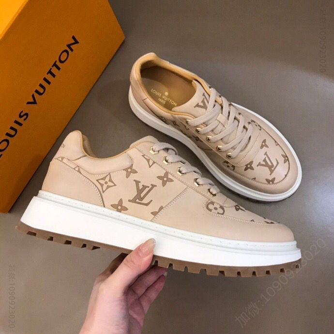 LV/路易威登 L 奢品进口小牛皮男士Abbesses运动鞋