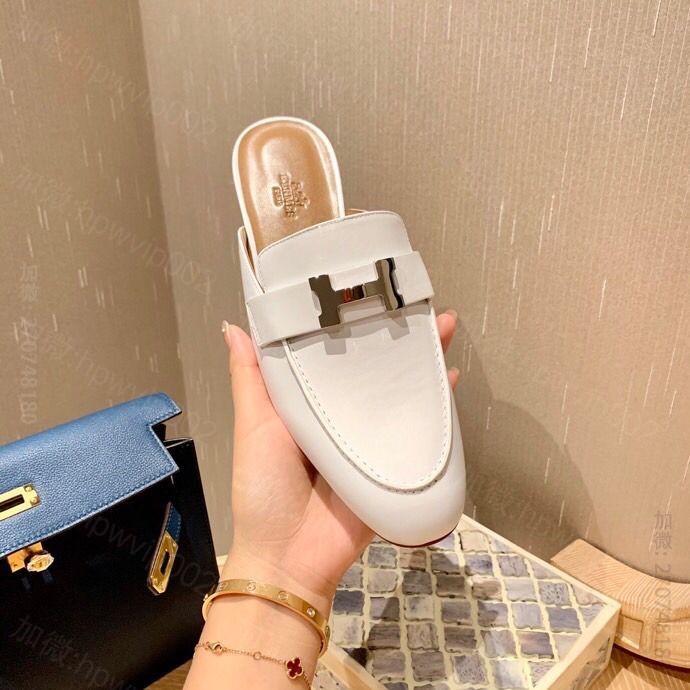 爱马仕女鞋 HERMES爱马仕 官网最新Kelly半拖/拖鞋系列 