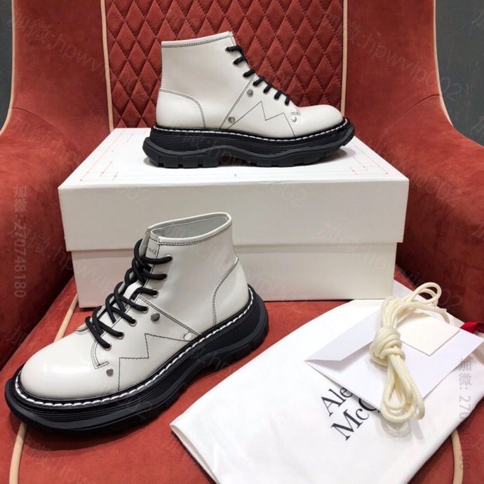 McQueen 麦昆 杨幂 古力娜扎 明星同款女士短靴 复刻麦昆短靴 