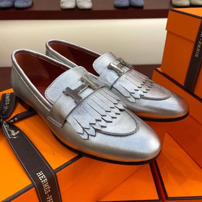 奢品爱马仕女款皮鞋 奢品爱马仕女鞋 HERMES 2023最新升级版经典爆款Royal乐福鞋 
