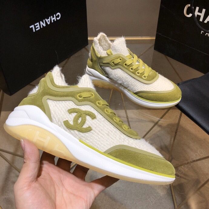 CHANEL香奈儿 sneaker 小香新款双C运动鞋秋冬袜鞋系列