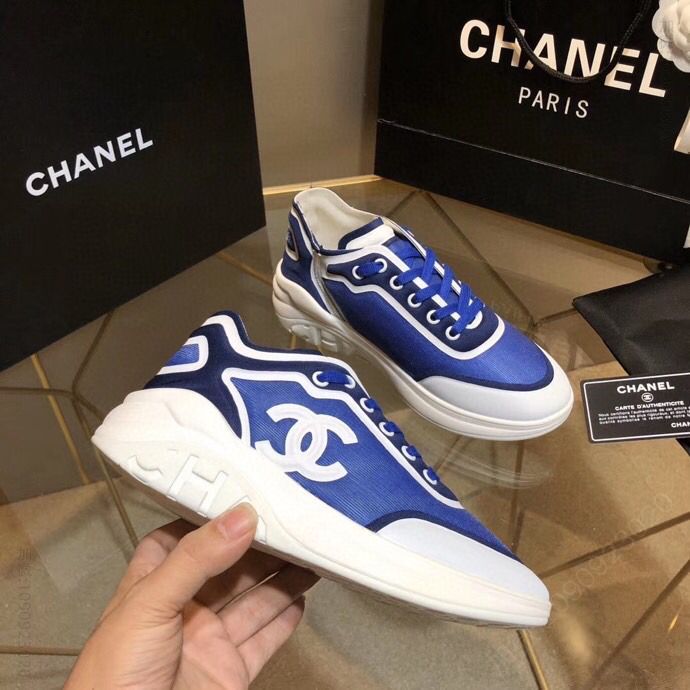 CHANEL香奈儿 街跑snerkers拼色运动鞋