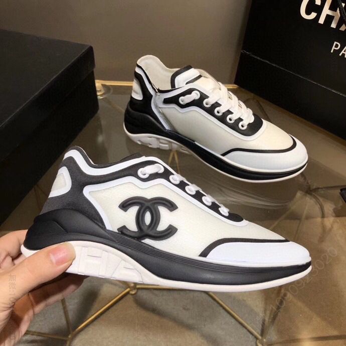 CHANEL香奈儿 街跑snerkers拼色运动鞋