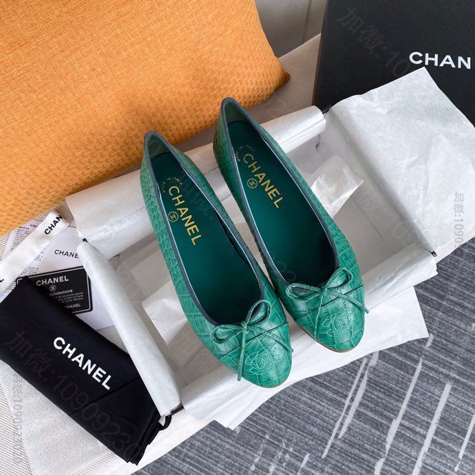 chanel香奈儿 意大利进口真皮大底混种羊皮顶级芭蕾舞鞋