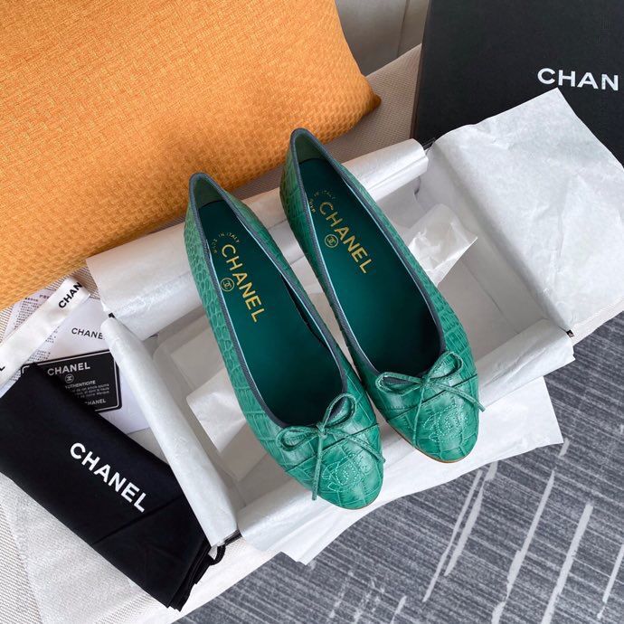 chanel香奈儿 意大利进口真皮大底混种羊皮顶级芭蕾舞鞋