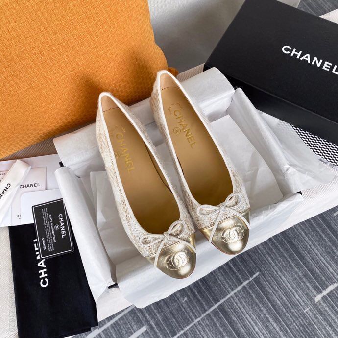 chanel香奈儿 意大利进口真皮大底混种羊皮顶级芭蕾舞鞋