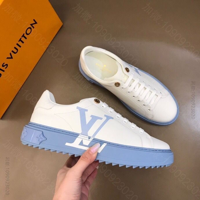 LV/路易威登 进口牛皮材质经典情侣款奢牌运动休闲鞋