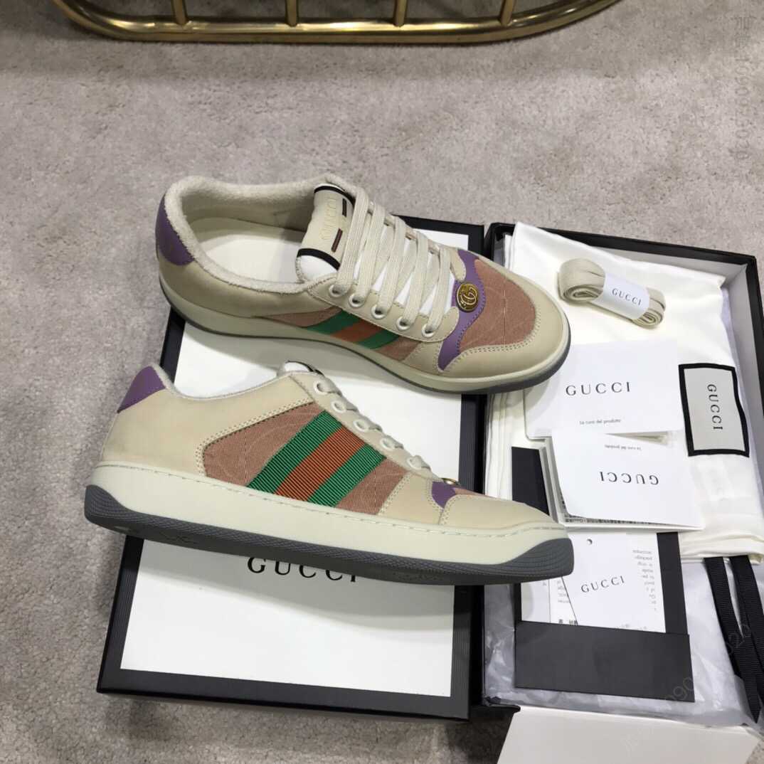 GUCCI古驰 19年爆款来袭GG系列做旧小脏鞋