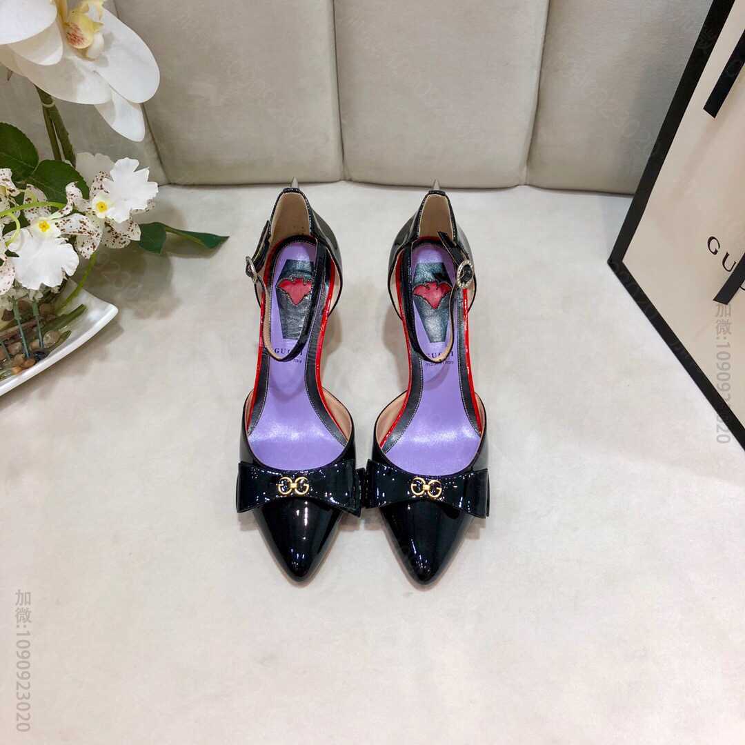 G76494_古驰高跟鞋 Gucci古驰 2023早春新品跟高7.5厘米女士高跟鞋 高仿古驰高跟鞋网站