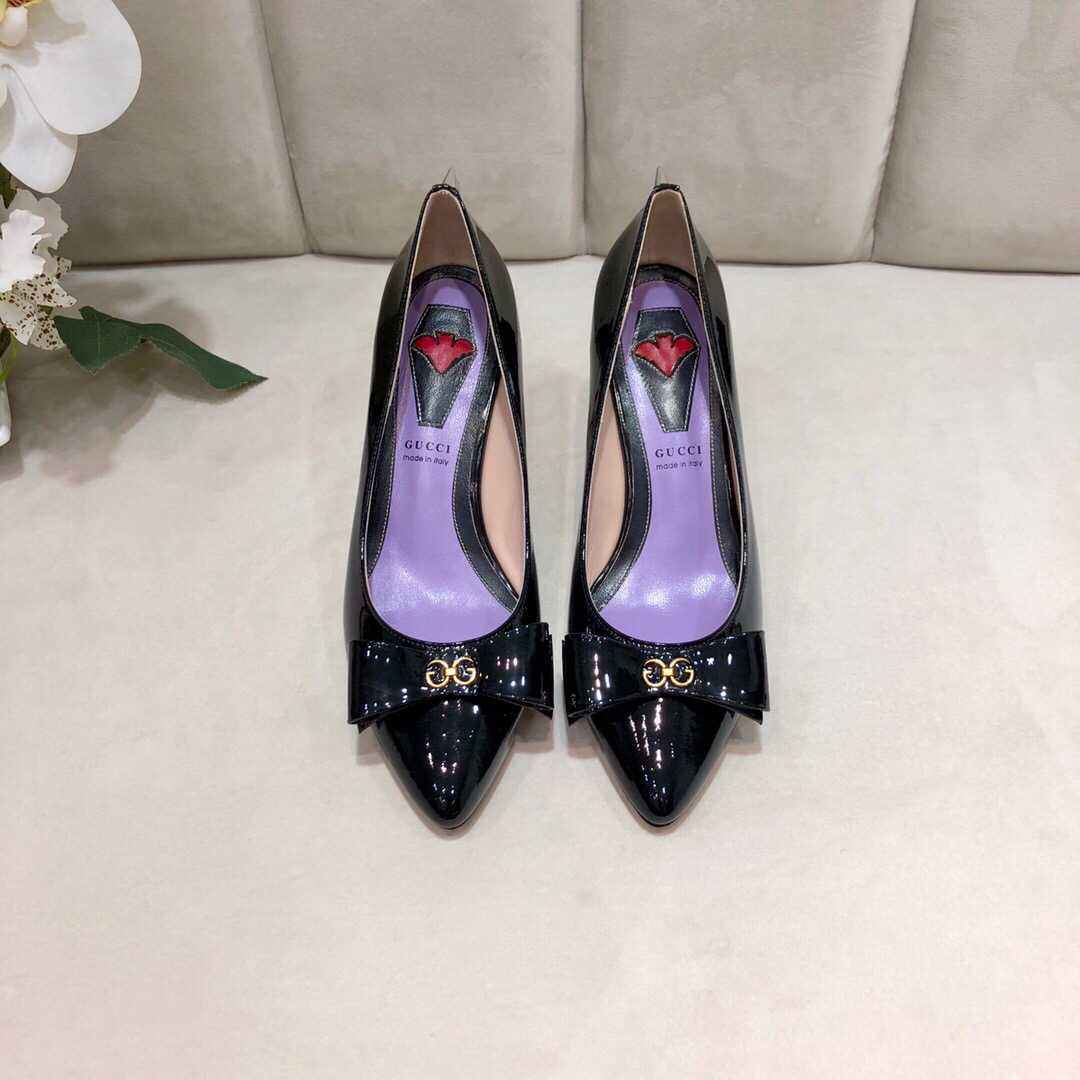 Gucci古驰 2023早春新品专柜同步女士7.5厘米高跟鞋