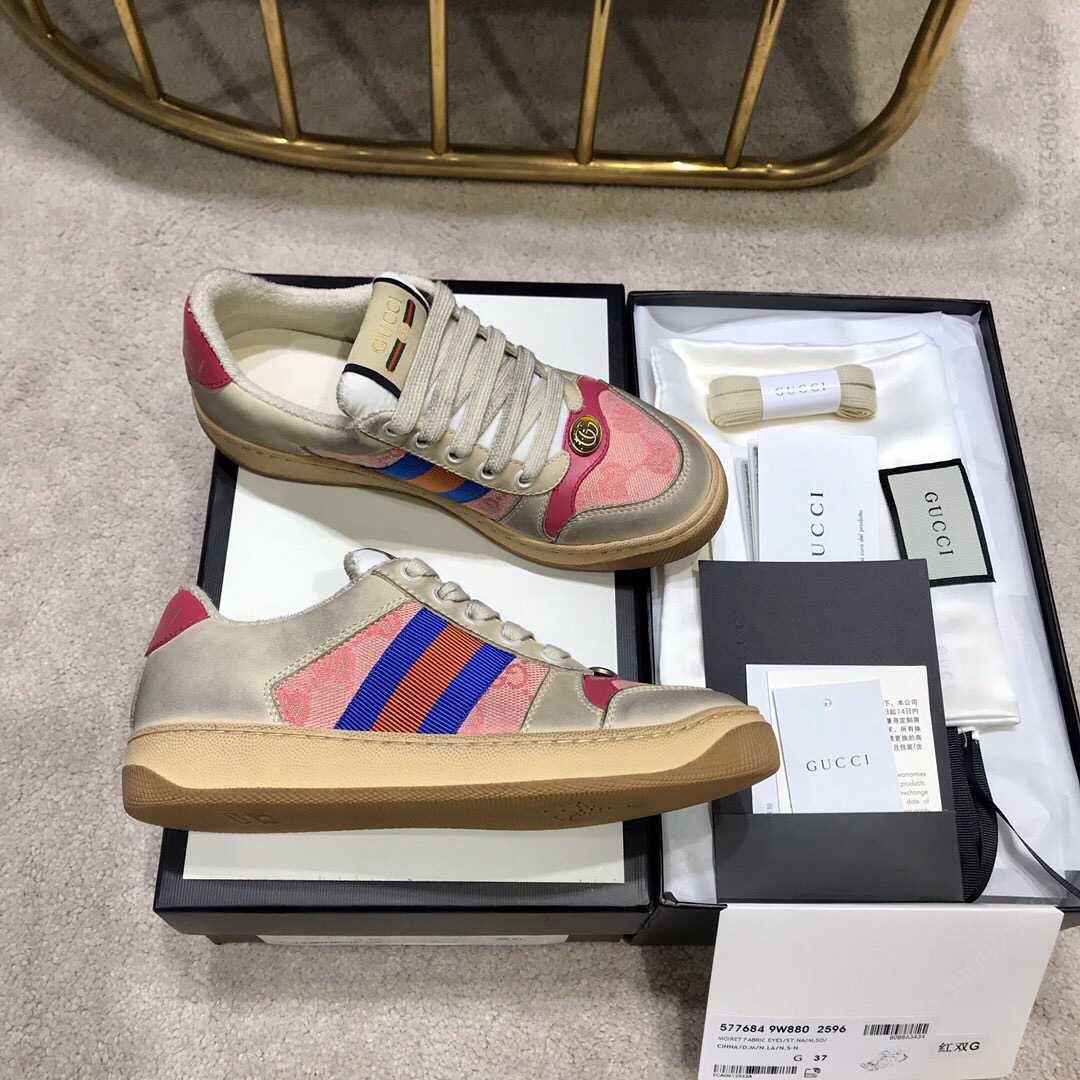 Gucci 古驰 复古做旧系列Screener系列GG运动鞋