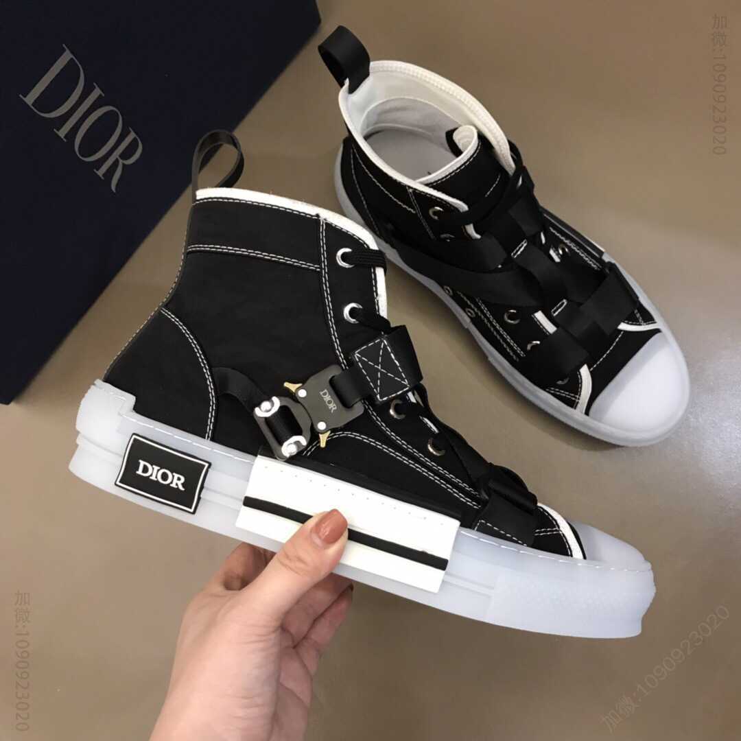 DIOR迪奥 D～家情侣款“B23”高筒跑鞋