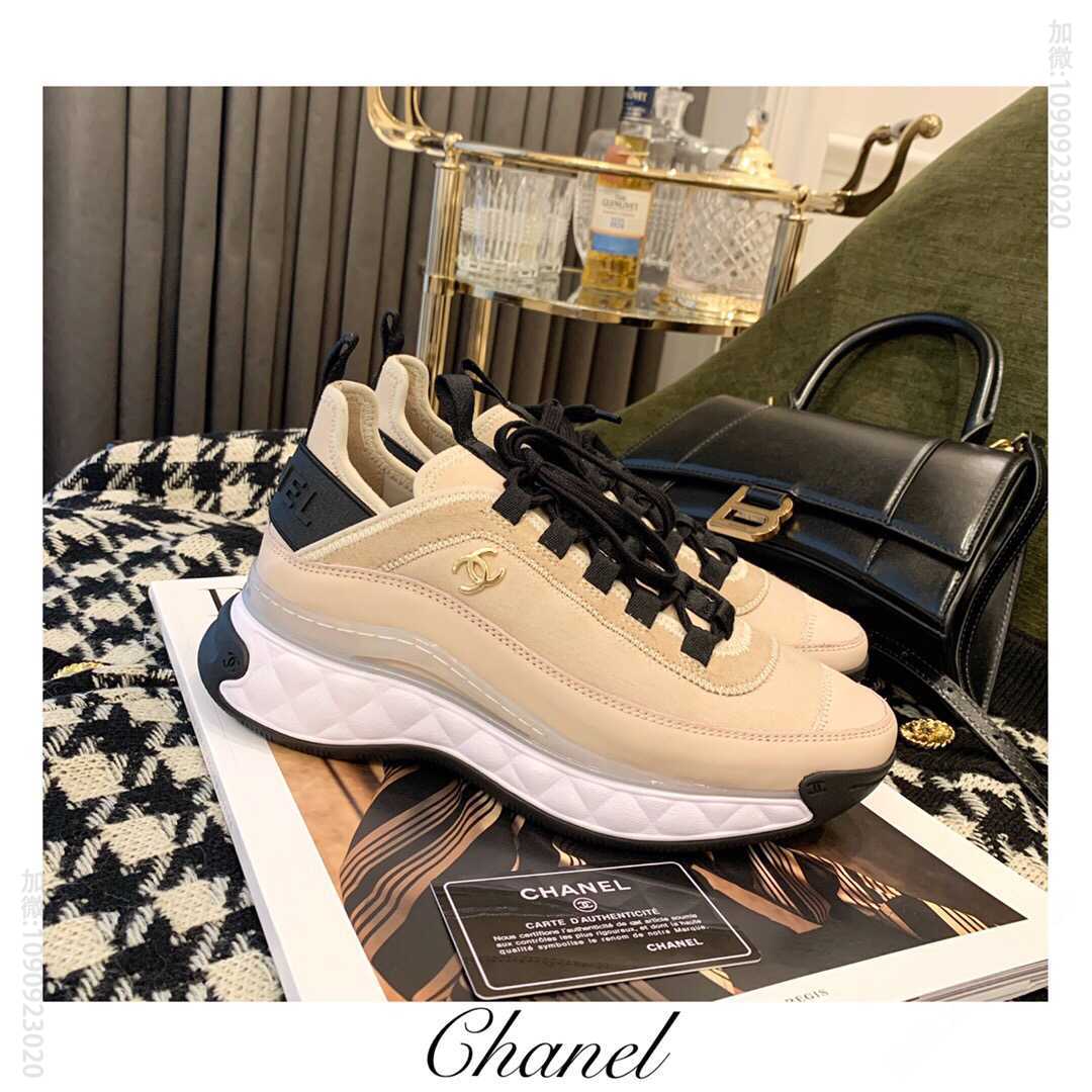 chanel香奈儿 2023全新增高厚底运动鞋系列女鞋