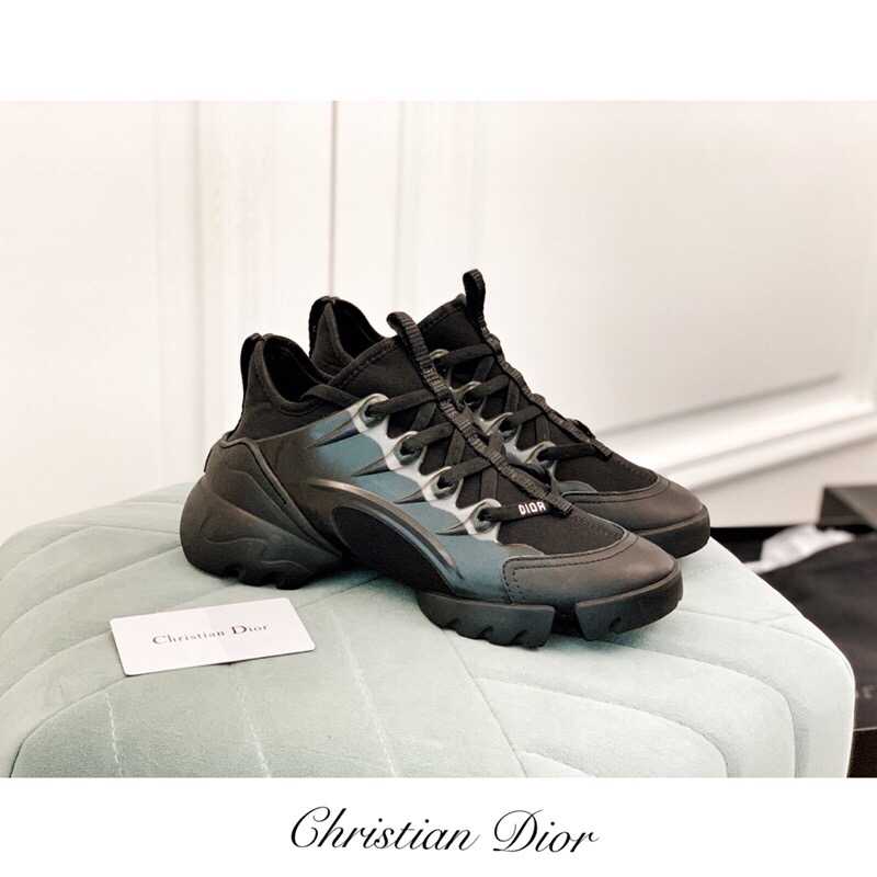 高仿迪奥女款运动鞋 Dior迪奥 Dior Fusion 系列氯丁胶片运动鞋 高仿迪奥女款运动鞋货源 