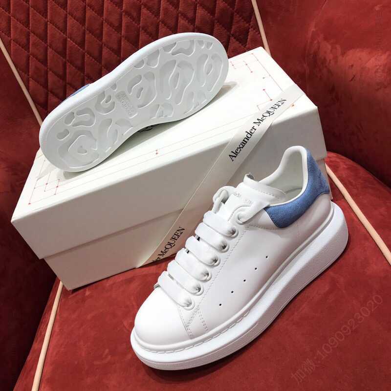 McQueen 麦昆 2023专柜同步最新版本 Logo大小字母亚历山大·麦昆小白鞋