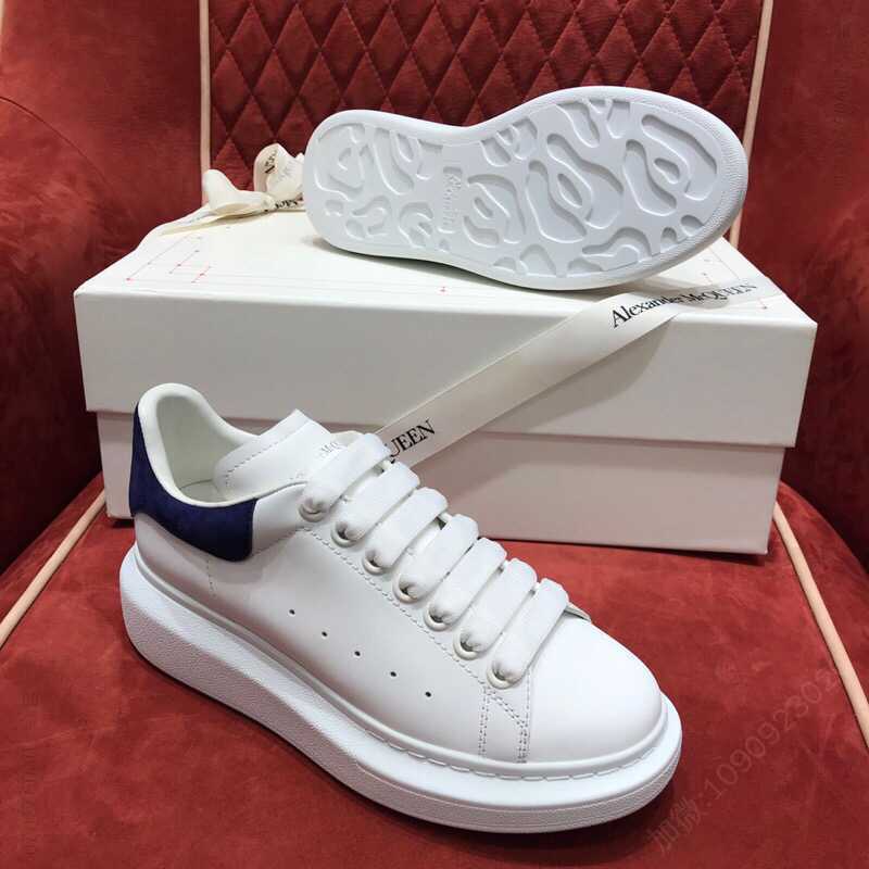 McQueen 麦昆 2023专柜同步最新版本 Logo大小字母亚历山大·麦昆小白鞋