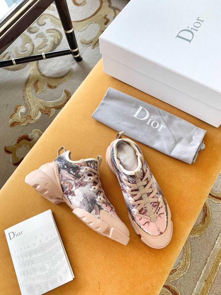 一比一迪奥女鞋批发 Dior迪奥 Dior Fusion 系列氯丁胶片运动鞋 