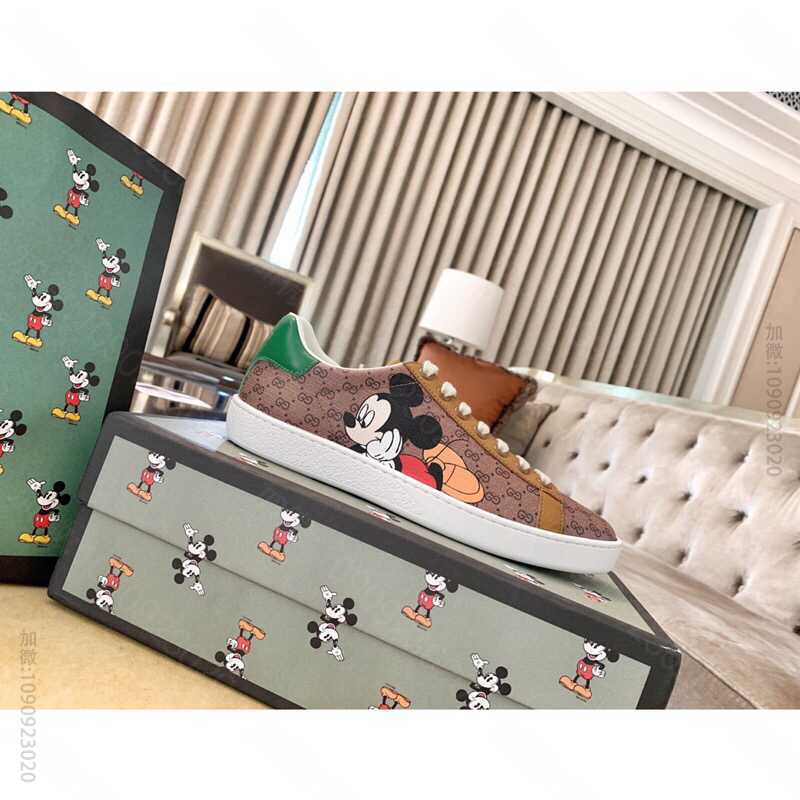 Gucci/古驰 Disney x Gucci Ace系列女士GG运动鞋60...