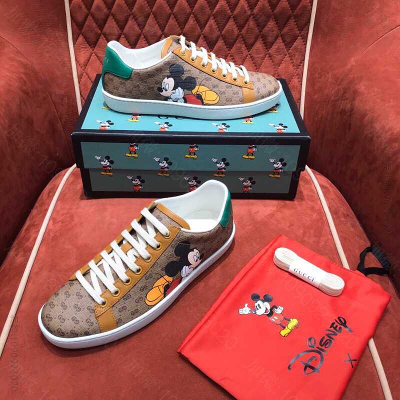 Gucci/古驰 Disney x Gucci Ace系列女士GG运动鞋60...