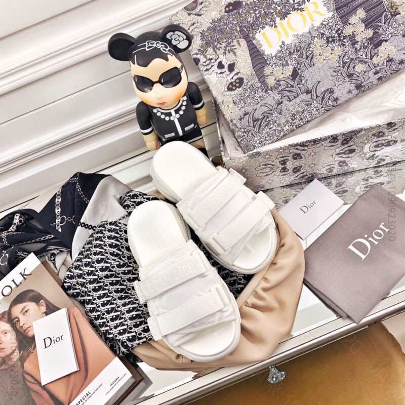 Dior迪奥 2023款 帆布材质软底老爹松糕拖鞋