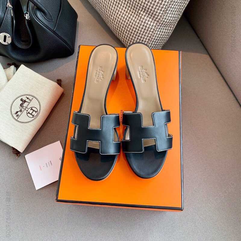 爱马仕HERMES 经典...巅峰珐琅纯手工万年经典 款拖鞋