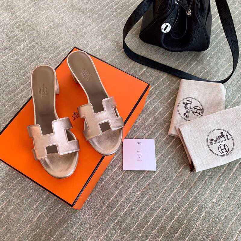 爱马仕HERMES 经典...巅峰珐琅纯手工万年经典 款拖鞋
