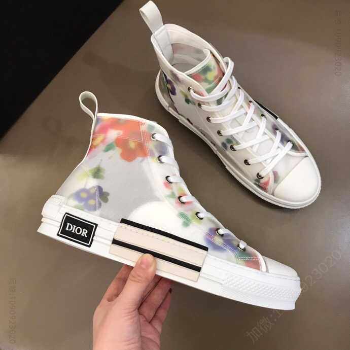 DIOR迪奥 定制开发pvc D x Kwas 19ss系列高帮鞋