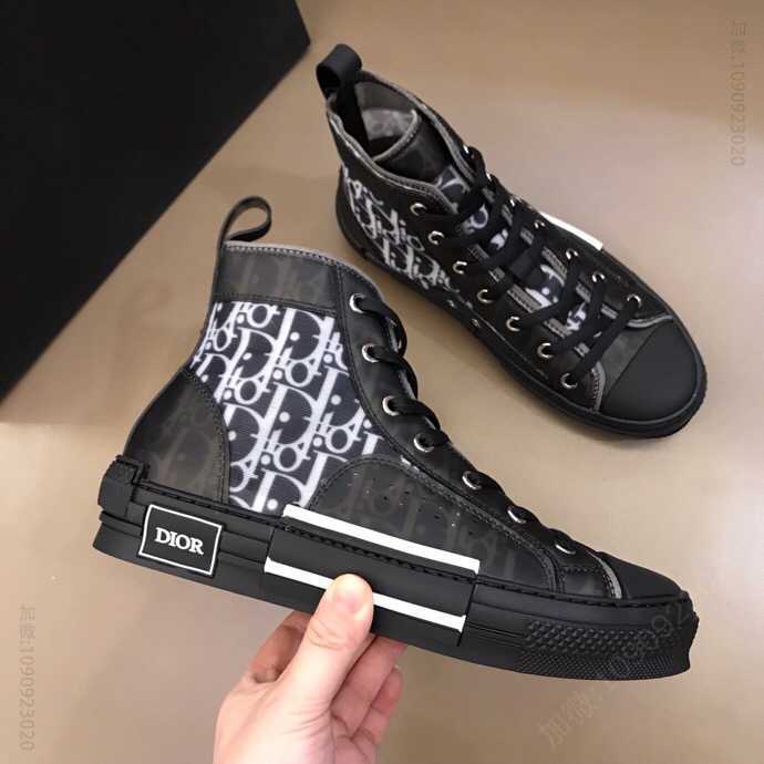 DIOR迪奥 定制开发pvc D x Kwas 19ss系列高帮鞋