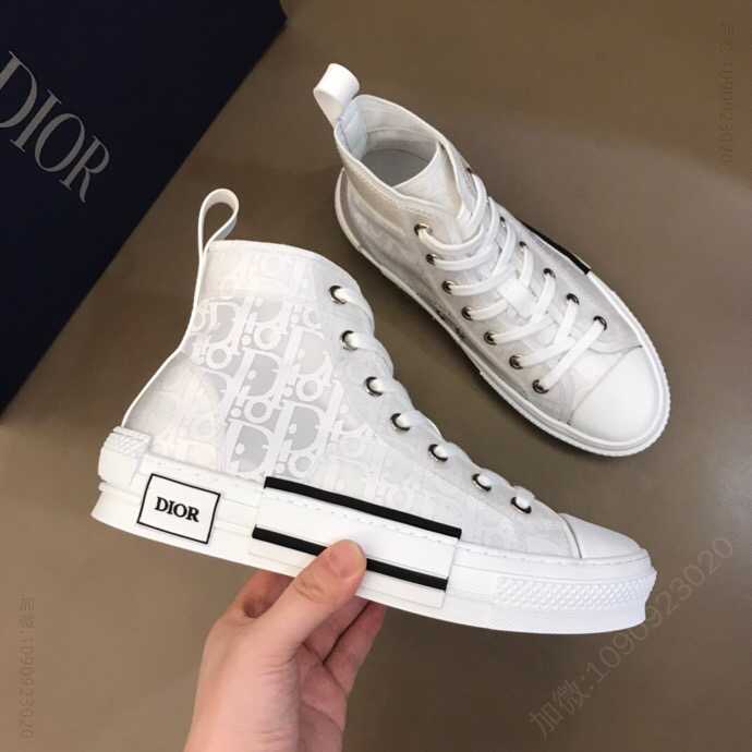 DIOR迪奥 定制开发pvc D x Kwas 19ss系列高帮鞋
