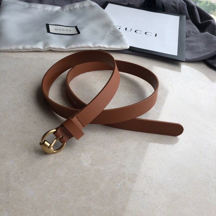 Gucci古驰新款2.0复古式大热潮流针扣款腰带