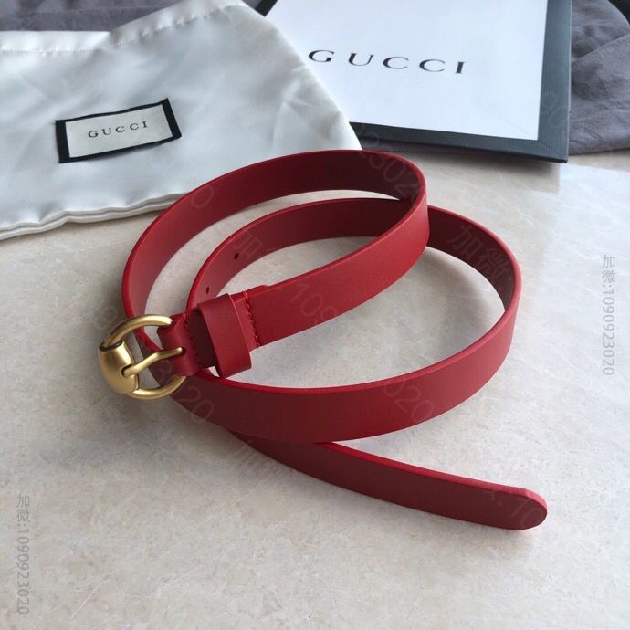 Gucci古驰新款2.0复古式大热潮流针扣款腰带