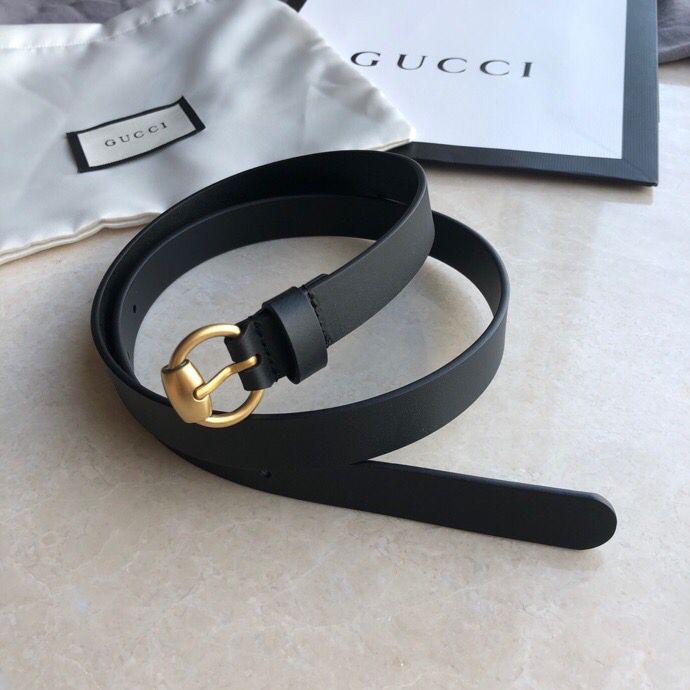 Gucci古驰新款2.0复古式大热潮流针扣款腰带