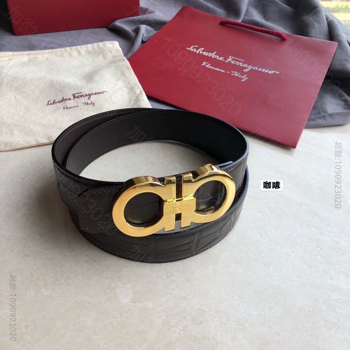 迪奥Dior(法国)男款腰带宽度3.5cm精致旋转夹扣头层牛皮腰带