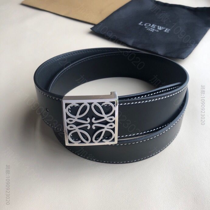 LOEWE罗意威 3.8cm双面头层两面外用腰带