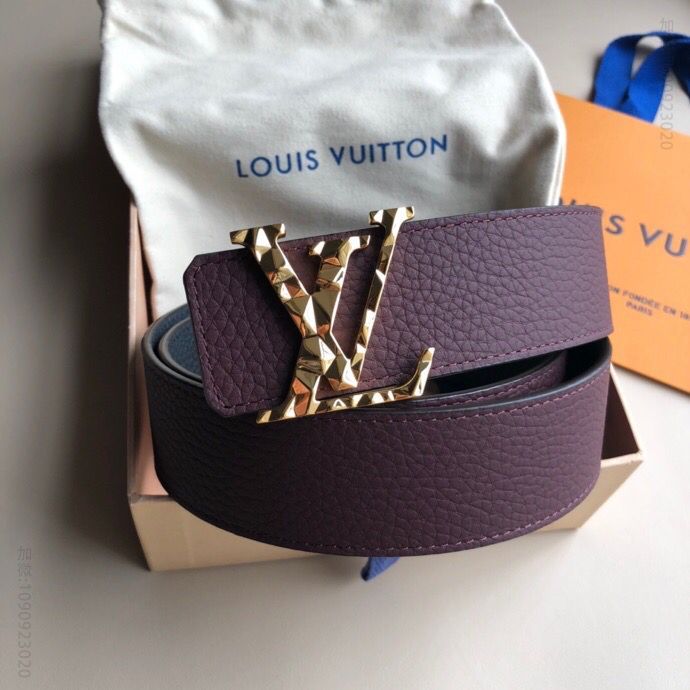 LV/路易威登 LV 字母菱形FACETS双面腰带40毫米
