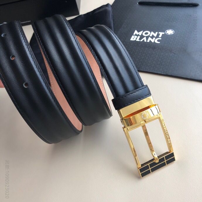 Montblanc万宝龙(德国)男士腰带3.5cm