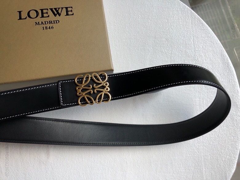 LOEWE罗意威 进口牛皮可双面外用腰带