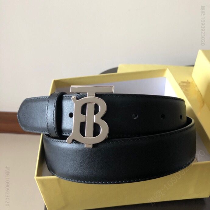 BURERRY博柏利意大利制造新款TB标识腰带3.5cm