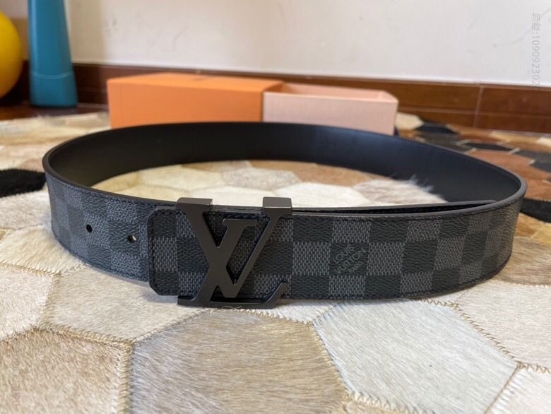 LV/路易威登 经典老花棋盘格系列2023新年款男士腰带
